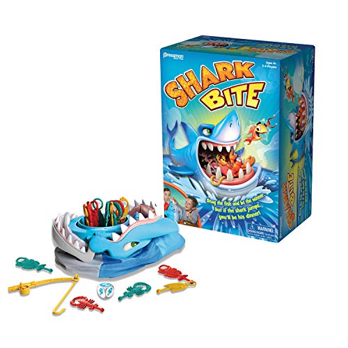 ボードゲーム 英語 アメリカ 海外ゲーム Shark Bite -- Roll the Die and Fish for Colorful Sea Creatures Before the Shark Bites Game! by Pressman Blue Sky, 5"ボードゲーム 英語 アメリカ 海外ゲーム｜angelica