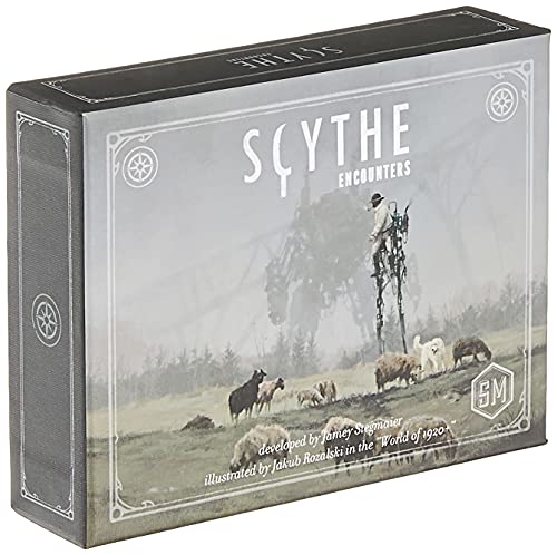 ゲーム盤力くらべ 英語 亜米利加 外国で力くらべ Stonemaier Games: Scythe Encounters Expansion by Jamey Stegmaier | Add to Scythe (Base Game) | 32 New Encounter Cards with Innovative \u0026 Fun Events Illustrated by Jakub Rozalsゲーム盤力くらべ 英語 亜米利加 外国で力くらべ