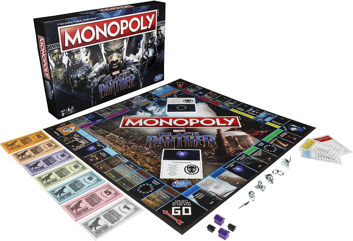 板子マッチ 英語 海外ゲーム 送料無料 Monopoly Game Black Panther Editionボードゲーム 英語 アメリカ 海外ゲーム Marchesoni Com Br