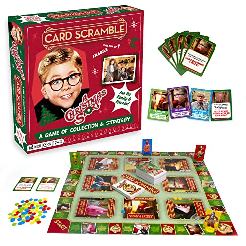 ボードゲーム 英語 アメリカ 海外ゲーム AQUARIUS A Christmas Story Card Scramble Board Game - Fun Family Party Game for Kids, Teens & Adults - Entertaining Game Night Gift - Officially Licensed Merchandiseボードゲーム 英語 アメリカ 海外ゲーム｜angelica