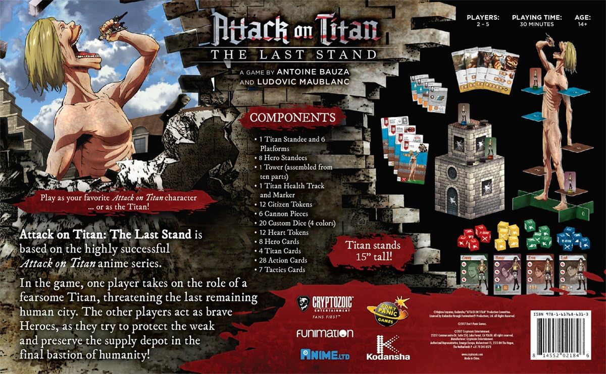 コミッション較 英語 アメリカ 外国でゲーム 貨物輸送無料 Attack On Titan The Last Standボードゲーム 英語 アメリカ 海外ゲーム Marchesoni Com Br