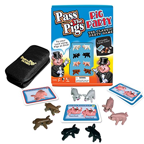 ボードゲーム 英語 アメリカ 海外ゲーム Pass The Pigs: Pig Party, Tabletop Game for 4, by Winning Moves Games USAボードゲーム 英語 アメリカ 海外ゲーム｜angelica
