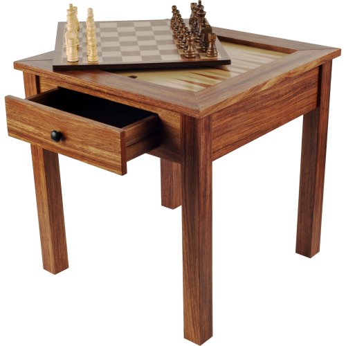 ゲーム盤力くらべ 英語 亜米利加 外国で力くらべ Game Table - 3-インチ-1 Reversible Tabletop with Veneered Wood, Chess, and Backgammon Gameboards - Game Room Furniture by Trademark Gamesゲーム盤力くらべ 英語 亜米利加 外国で力くらべ