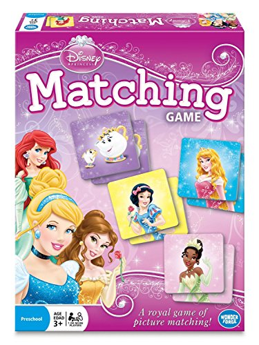 ゲーム盤競り合い 英語 亜米利加 外国で競り合い Wonder Forge Disney Princess Matching Game - Fun Memory Game for Kids Ages 3 and Up - Toddler Learning Toy Featuring Belle, Ariel, and Elsa and more Disney Princesses - Packaゲーム盤競り合い 英語 亜米利加 外国で競り合い