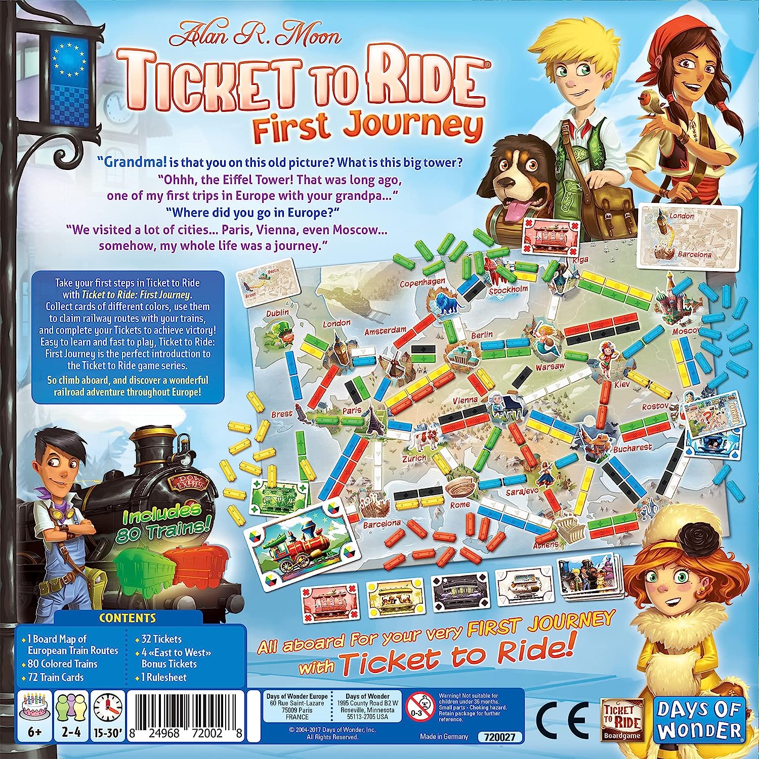 新発売の ボードゲーム 英語 アメリカ 海外ゲーム Days Of Wonder Do7227 Ticket To Ride Europe First Journey Whiteボードゲーム 英語 アメリカ 海外ゲーム 偉大な Oli Com Au