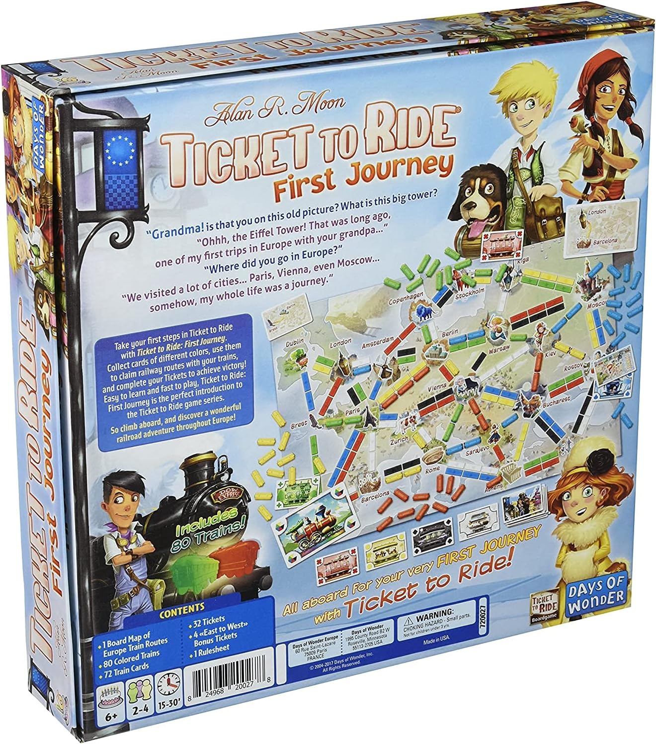 新発売の ボードゲーム 英語 アメリカ 海外ゲーム Days Of Wonder Do7227 Ticket To Ride Europe First Journey Whiteボードゲーム 英語 アメリカ 海外ゲーム 偉大な Oli Com Au