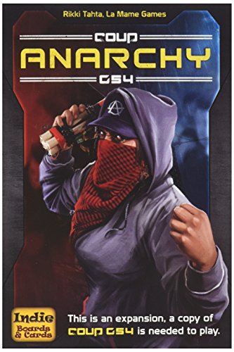 ボードゲーム 英語 アメリカ 海外ゲーム Coup: Rebellion G54 - Anarchy by Indie Boards & Cards | 3-6 Players | Ages 14+ | Card Game Expansion | Add New Roles & Actions | Fast-Paced Strategy & Bluffing Gameボードゲーム 英語 アメリカ 海外ゲーム|angelica