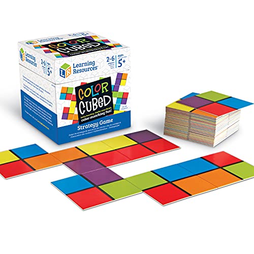 ゲーム盤競り合い 英語 亜米利加 外国で競り合い Learning Resources Color Cubed Strategy Game, Brain Boosting Matching 2-6 Players, 40 Pieces, Ages 5+ゲーム盤競り合い 英語 亜米利加 外国で競り合い