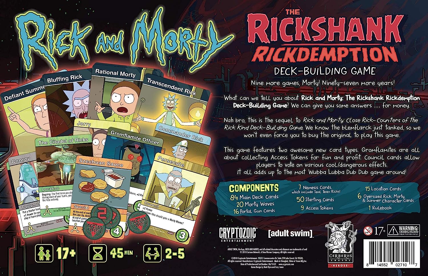 国内最安値 ボードゲーム 英語 アメリカ 海外ゲーム Rick And Morty Dbg The Rickshank Rickdemptionボードゲーム 英語 アメリカ 海外ゲーム 在庫あり 即納 Timesofbahrain Com