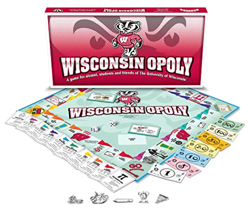 ボードゲーム 英語 アメリカ 海外ゲーム Late for the Sky Wisconsinopoly Board Game ? University of Wisconsin Madison Theme, 2-6 Players, Family Strategy Party Game, Alumni and Student Giftボードゲーム 英語 アメリカ 海外ゲーム｜angelica