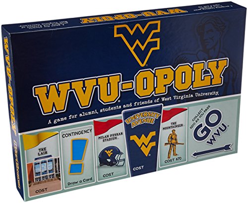 ボードゲーム 英語 アメリカ 海外ゲーム Late for the Sky West Virginia-Opoly Board Game ? WVU Campus Edition, Family Strategy Game for 2-6 Players, College Town Tokens, Fast One-Hour or Classic Playボードゲーム 英語 アメリカ 海外ゲーム｜angelica