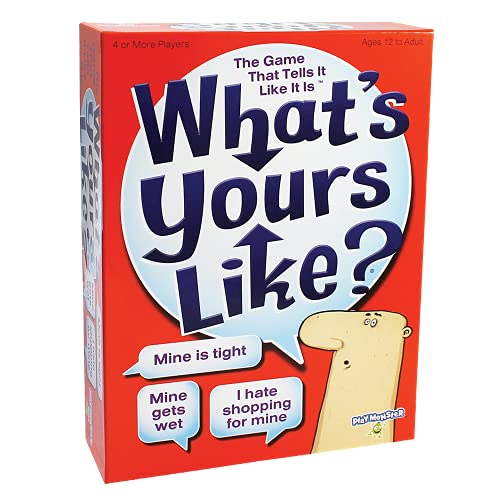 ボードゲーム 英語 アメリカ 海外ゲーム PlayMonster What's Yours Like? ? Hilarious Party Card Game ? Describe What Your Guess Word is Like ? Ages 12+ボードゲーム 英語 アメリカ 海外ゲーム｜angelica