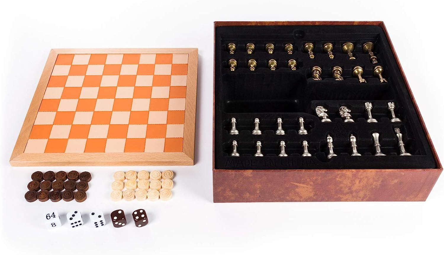 格安即決 ボードゲーム 英語 アメリカ 海外ゲーム Cardinal Games Leather Chess Checkers Backgammon Deluxe 3 Game Setボードゲーム 英語 アメリカ 海外ゲーム 即納特典付き Faan Gov Ng