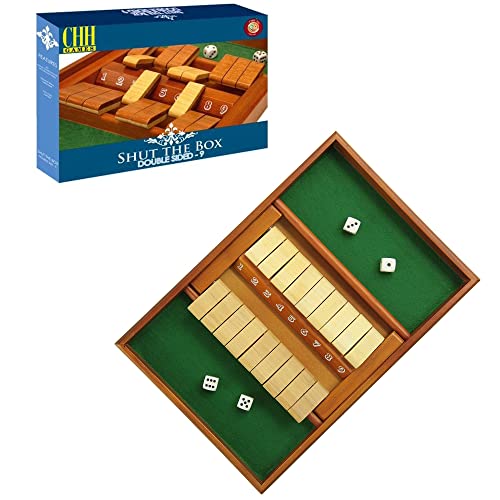 【SALE／56%OFF】 在庫限り ボードゲーム 英語 アメリカ 海外ゲーム CHH Double Sided 9 Number Shut The Boxボードゲーム catalejocorp.cl catalejocorp.cl