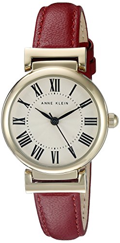アンクライン Anne klein レディース腕時計 ケース28mm レザーストラップ AK/2246CRRD
