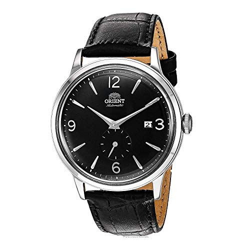 リストウオッチ 東洋 メンズ 貨物輸送無料 Orient Men S Bambino Small Seconds Stainless Steel Japanese Automatic Watch With Leather Strap Black 21 Model Ra Ap0005b10a 腕時計 オリエント メンズ Hbpublications Com