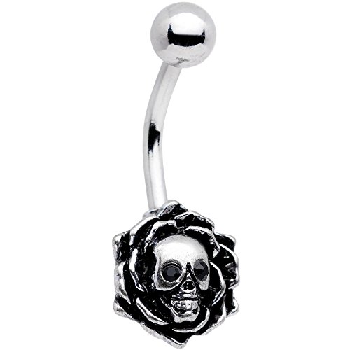 ボディキャンディー ボディピアス アメリカ 日本未発売 ウォレット Body Candy Womens Stainless Steel Clear Halloween Skull Rose Belly Button Ringボディキャンディー ボディピアス アメリカ 日本未発売 ウォレット|angelica