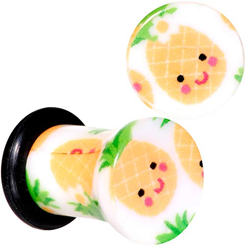 ボディキャンディー ボディピアス アメリカ 日本未発売 ウォレット Body Candy 2G 2Pc Ear Plugs White Acrylic Pretty Pineapple Single Flare Ear Plug Gauges Set of 2 6mmボディキャンディー ボディピアス アメリカ 日本未発売 ウォレット|angelica