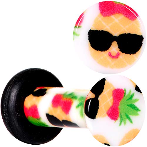 ボディキャンディー ボディピアス アメリカ 日本未発売 ウォレット Body Candy 8G 2Pc Ear Plugs White Acrylic Cool Pineapple Single Flare Ear Plug Gauges Set of 2 3.2mmボディキャンディー ボディピアス アメリカ 日本未発売 ウォレット｜angelica
