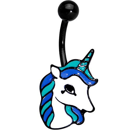 ボディキャンディー ボディピアス アメリカ 日本未発売 ウォレット Body Candy Black Anodized Steel Blue Green Youthful Unicorn Belly Button Ringボディキャンディー ボディピアス アメリカ 日本未発売 ウォレット|angelica