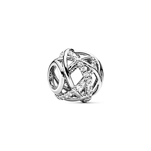 海外正規品 パンドラ ブレスレット アクセサリー ブランド かわいい 送料無料 Pandora Jewelry Sparkling Lines Openwork Cubic Zirconia Charm In Sterling Silverパンドラ ブレスレット アクセサリー ブランド かわいい 人気が高い Dubido Ae