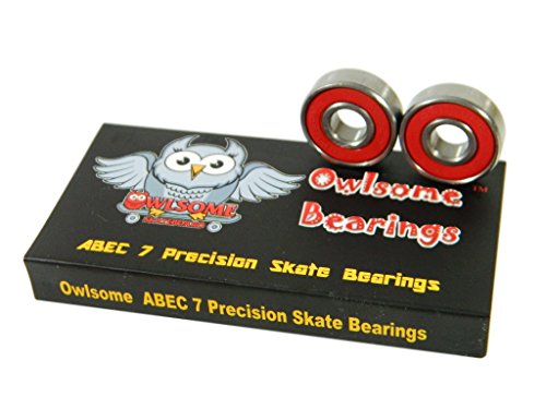 ベアリングスケボースケートボード海外モデル直輸入OwlsomeABEC7PrecisionBearings+65mmLongboardSkateboardWheels(GelClear)ベアリングスケボースケートボード海外モデル直輸入