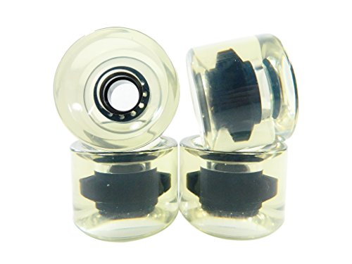 ベアリングスケボースケートボード海外モデル直輸入OwlsomeABEC7PrecisionBearings+65mmLongboardSkateboardWheels(GelClear)ベアリングスケボースケートボード海外モデル直輸入