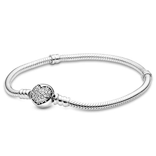 適切な価格 ブレスレット パンドラ アクセサリー かわいい ブランド アクセサリー ブレスレット 7 9 パンドラ Silver Sterling In Bracelet Zirconia Cubic Heart Sparkling Jewelry 送料無料 Pandora かわいい ブランド Adrm Com Br