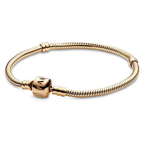 【楽天市場】パンドラ ブレスレット チャーム アクセサリー ブランド Pandora Moments Logo Barrel Clasp