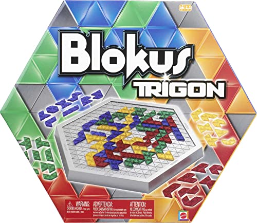 ゲーム盤取り組み 英語 亜米利加 外国で取り組み Mattel Games Blokus Trigon Board Game, Family Game for Kids and Adults, Use Strategy to Block Your Opponent, Easy to Learnゲーム盤取り組み 英語 亜米利加 外国で取り組み