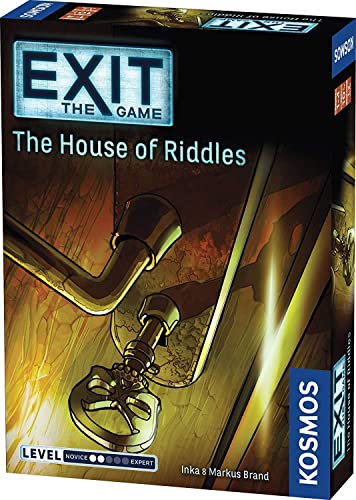 ゲーム盤競り合い 英語 亜米利加 外国で競り合い The House of Riddles | Exit: The Game - A Kosmos Game from Thames \u0026 Kosmos | Family-Friendly, Card-Based At-Home Escape Room Experience for 1 To 4 Players, Ages 10+, Multi-coゲーム盤競り合い 英語 亜米利加 外国で競り合い