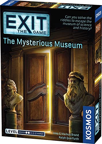 ゲーム盤競り合い 英語 亜米利加 外国で競り合い Exit: The Mysterious Museum | Exit: The Game - A Kosmos Game | Family-Friendly, Card-Based at-Home Escape Room Experience for 1 to 4 Players, Ages 10+ゲーム盤競り合い 英語 亜米利加 外国で競り合い