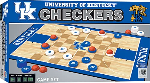 ゲーム盤力くらべ 英語 亜米利加 外国で力くらべ MasterPieces NCAA Kentucky Wildcats Checkers Board Game , 13\