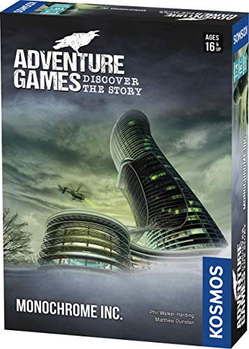 ゲーム盤競り合い 英語 亜米利加 外国で競り合い Adventure Games: Monochrome, Inc. - A Kosmos Game from Thames \u0026 Kosmos | Collaborative, Replayable Storytelling Gaming Experience for 1 to 4 Players Ages 16+ゲーム盤競り合い 英語 亜米利加 外国で競り合い