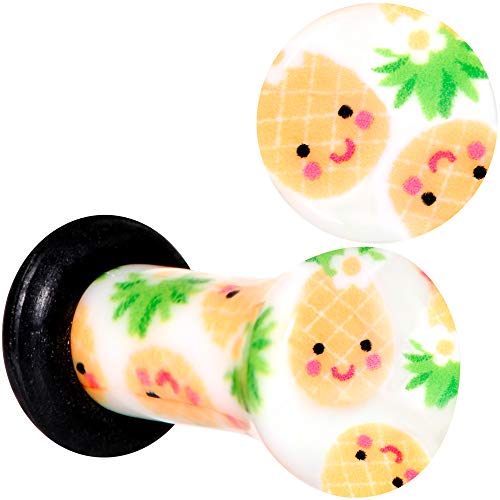 ボディキャンディー ボディピアス アメリカ 日本未発売 ウォレット Body Candy 6G 2Pc Ear Plugs White Acrylic Pretty Pineapple Single Flare Ear Plug Gauges Set of 2 4mmボディキャンディー ボディピアス アメリカ 日本未発売 ウォレット｜angelica