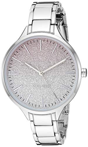 腕時計 ナインウェスト レディース Nine West Women Silver-Tone Bracelet Watch, NW/2337OMSV腕時計 ナインウェスト レディース