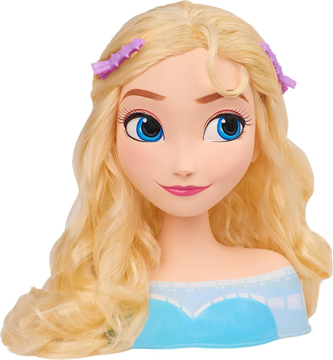 楽天市場 送料無料 ディズニー Disney アナと雪の女王 エルザ スタイリングヘッド 3歳以上 自分の髪にもスノーフレークヘアタイとヘアクリップを使用できます Angelica