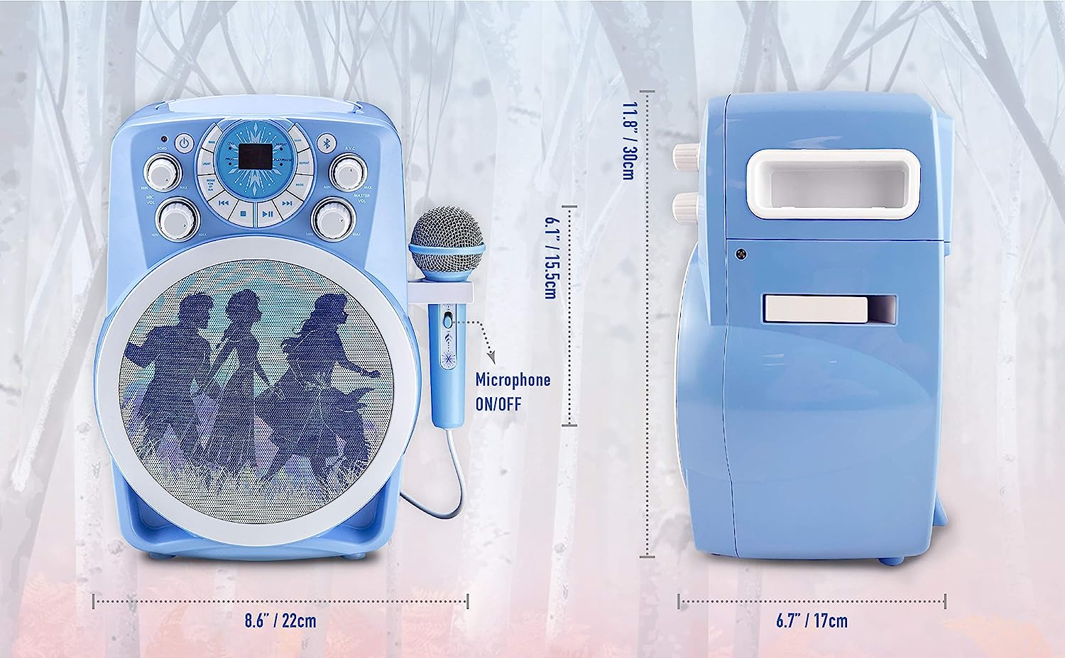 アナと雪の女王 アナ雪 ディズニープリンセス フローズン 送料無料 Ekids Frozen 2 Bluetooth Cdg Karaoke Machine With Led Disco Party Lights Built In Microphone For Kids Portable Bluetooth Sアナと雪の女王 アナ雪 ディズニープリンセス フローズン Mpgbooks Com