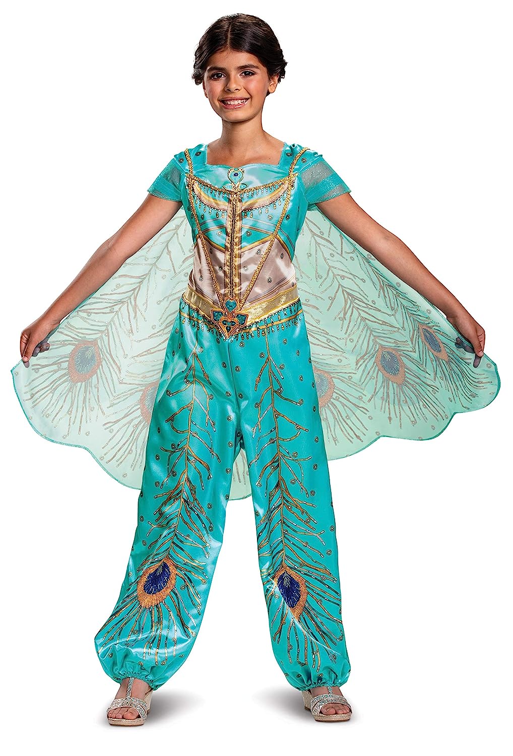 楽天市場 アラジン ジャスミン ディズニープリンセス 送料無料 Disney Princess Jasmine Aladdin Classic Girls Costume Tealアラジン ジャスミン ディズニープリンセス Angelica