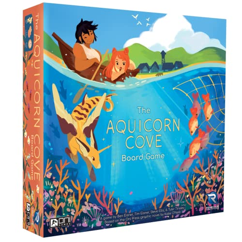 ゲーム盤力くらべ 英語 亜米利加 外国で力くらべ Renegade Game Studios Aquicorn Cove Cooperative Board Game for 2-4 Players, Family Strategy Game 10+ゲーム盤力くらべ 英語 亜米利加 外国で力くらべ