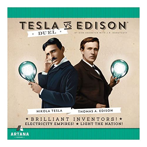 ゲーム盤競り合い 英語 亜米利加 外国で競り合い Genius Games Tesla vs Edison: Duelゲーム盤競り合い 英語 亜米利加 外国で競り合い