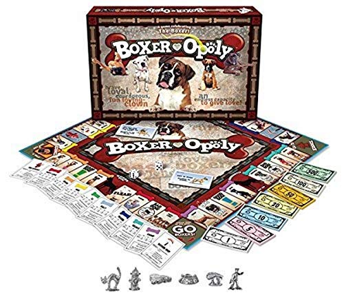 ボードゲーム 英語 アメリカ 海外ゲーム Late for The Sky Boxer-Opoly Board Game - Dog Lover Family Game for 2-6 Players, Ages 8+, Opoly-Style, Fun Strategy, Gifts for Boxer Ownersボードゲーム 英語 アメリカ 海外ゲーム｜angelica