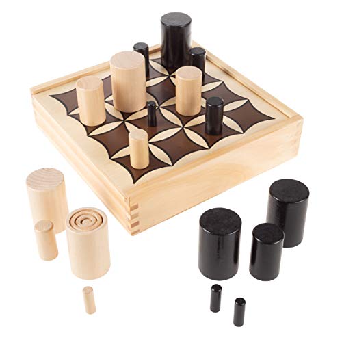 超人気の ボードゲーム 英語 アメリカ 海外ゲーム Hey Play 3d Tic Tac Toe Wooden Tabletop Competitive Hands On Strategy Logic Skill Board Game For Two Players Fun For Kids Adultsボードゲーム 英語