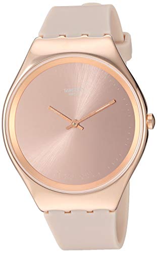 腕時計 スウォッチ レディース Swatch Skin Irony Unisex Watch Casual Polymer Pink Quartz Waterproof Skinrosee腕時計 スウォッチ レディース|angelica