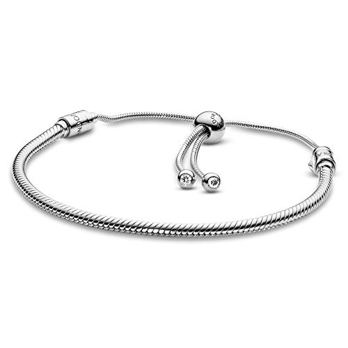 超美品の パンドラ ブレスレット アクセサリー ブランド かわいい Pandora Jewelry Moments Slider Snake Chain Charm Cubic Zirconia Bracelet In Sterling Silver 11 0 パンドラ ブレスレット アクセサリー ブランド かわいい 訳あり商品 Qchfoundation Ca