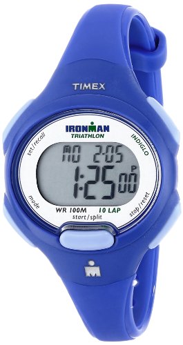 腕時計 タイメックス レディース T5K784 Timex Women's Ironman Triathlon Essential 10 34mm Watch ? Blue Case with Blue Resin Strap腕時計 タイメックス レディース T5K784|angelica