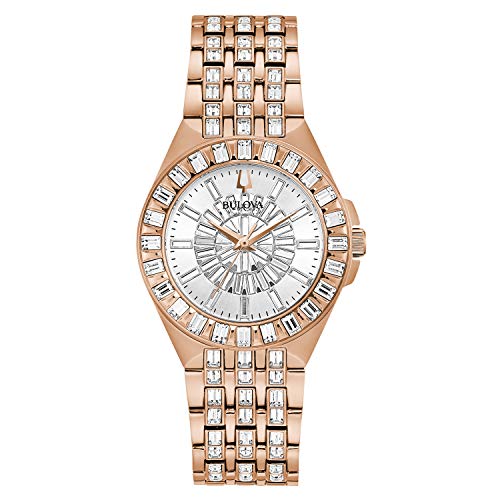 腕時計 ブローバ レディース Bulova Ladies Quartz Phantom Rose Gold-Tone Stainless Steel Bracelet腕時計 ブローバ レディース|angelica