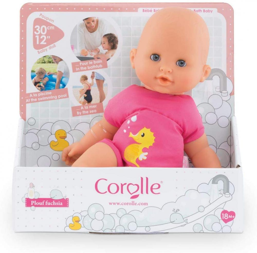 安い購入 コロール 赤ちゃん 人形 ベビー人形 Corolle Mon Premier Poupon Bebe Bath Plouf Fuschia 12 Baby Dollコロール 赤ちゃん 人形 ベビー人形 50 Off Neostudio Ge