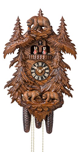 カッコー時辰儀 室内装飾 飾りつけ時辰儀 外国でひな形 亜米利加 H?nes Cuckoo Clock Bears インチ The Forest HO 86709/5Tkoカッコー時辰儀 室内装飾 飾りつけ時辰儀 外国でひな形 亜米利加