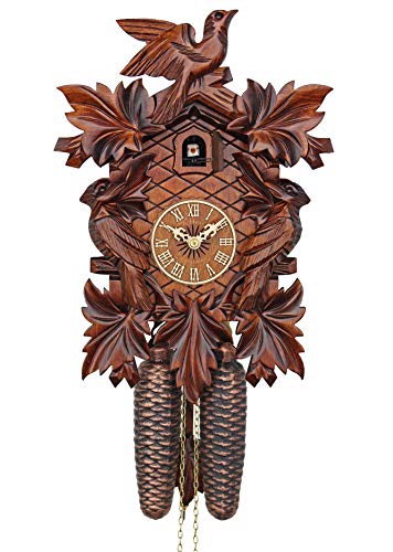 カッコー時辰儀 室内装飾 飾りもの時辰儀 外国で真似形 亜米利加 HerrZeit by Adolf Herr Cuckoo Clock - The Cuckoo Birds AH 322/1 8Tカッコー時辰儀 室内装飾 飾りもの時辰儀 外国で真似形 亜米利加
